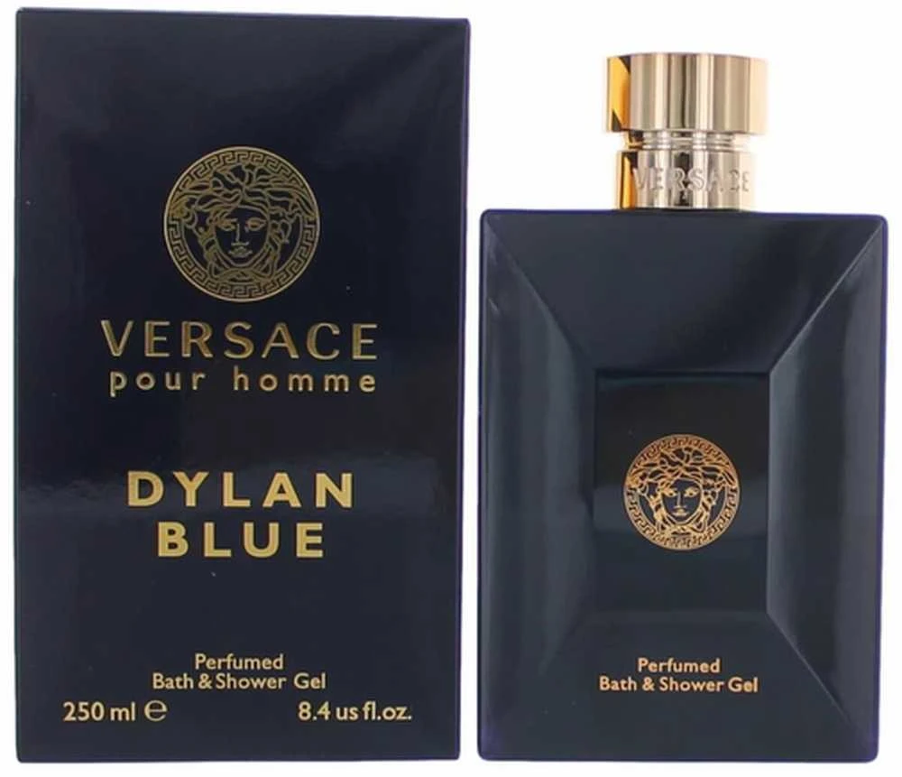 Versace Dylan Mėlyna Pour Homme Bath & Dušo želė parfumuota dušo želė vyrams, 250 ml