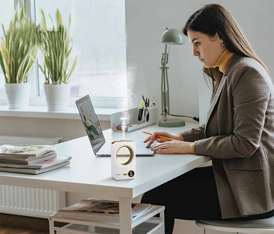 Kvapų difuzorius Oro gaiviklis Aromaterapijos migla USB drėkintuvas