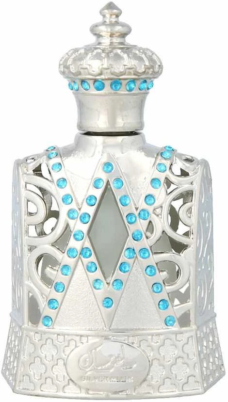 Afnan Sidabrinis Musk CPO aliejiniai kvepalai unisex, 15 ml