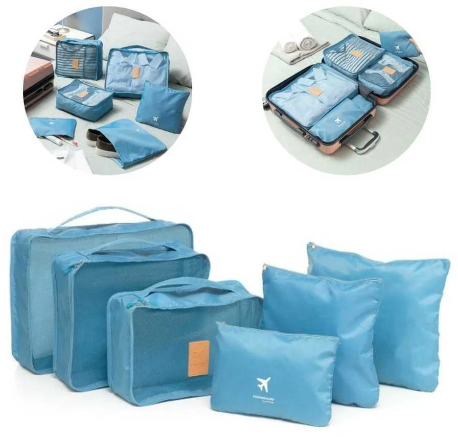 Kelioninis Lagaminų krepšių dėklas Luggan InnovaGoods 6 Dalys