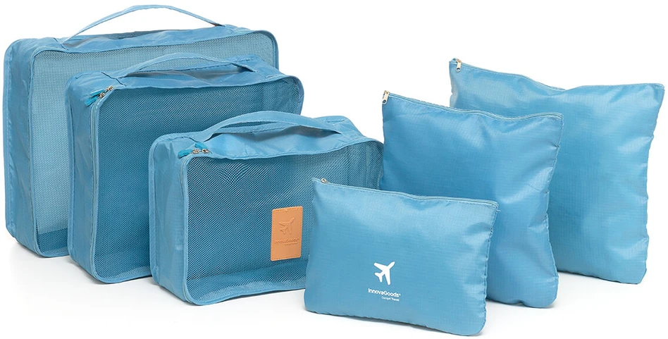 Lagaminų krepšių dėklas Luggan InnovaGoods 6 Dalys