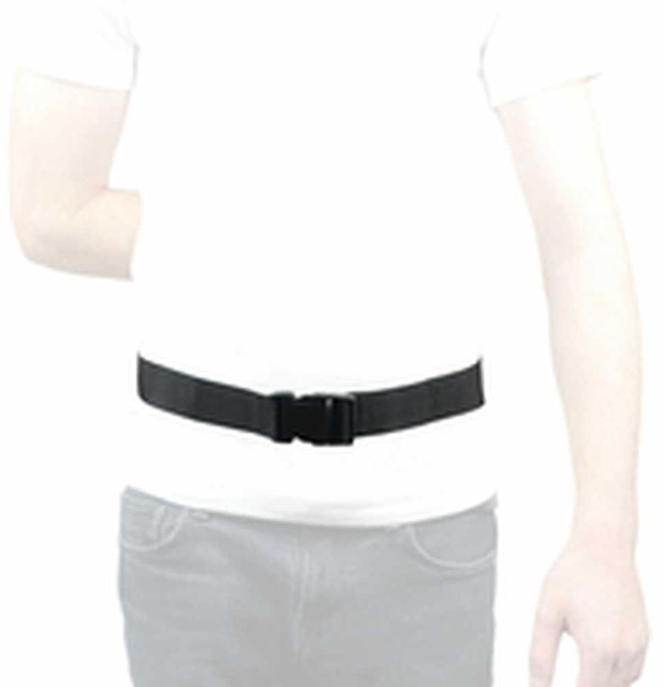 Mobilis minkštas diržas - 40 mm - plastikinė sagtis / užsegimas - 70–135 cm