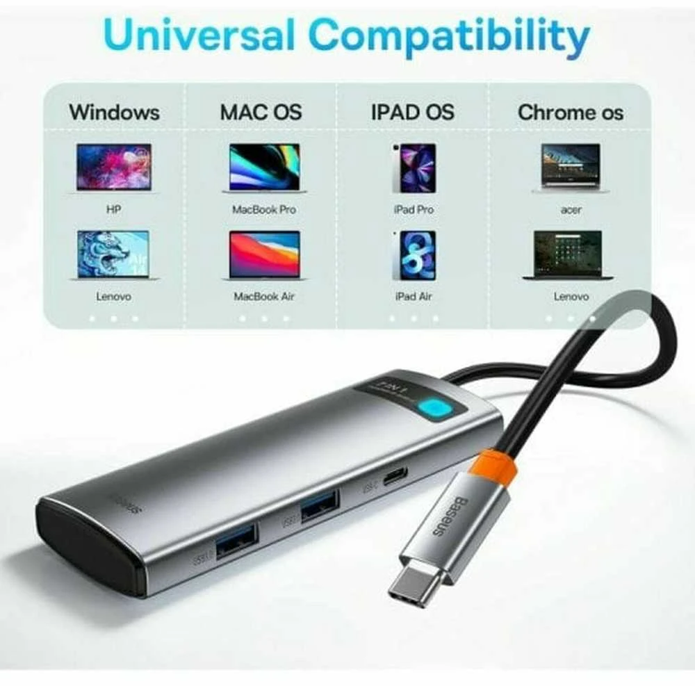 Įvesties / išvesties USB-C DAUGIFUNKCINIS kabelis/ WKWG020113 BASEUS