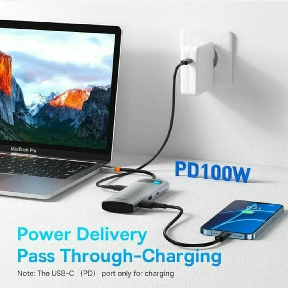 Įvesties / išvesties USB-C DAUGIFUNKCINIS kabelis/ WKWG020113 BASEUS