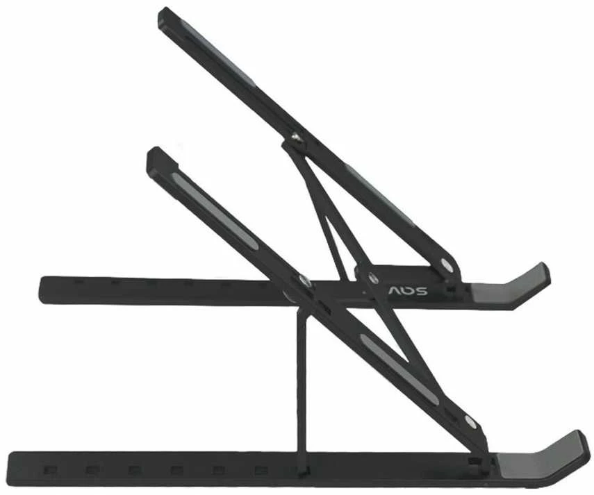 SAVIO PB-05 Office stand for laptop and tablet, juodas, aliuminio