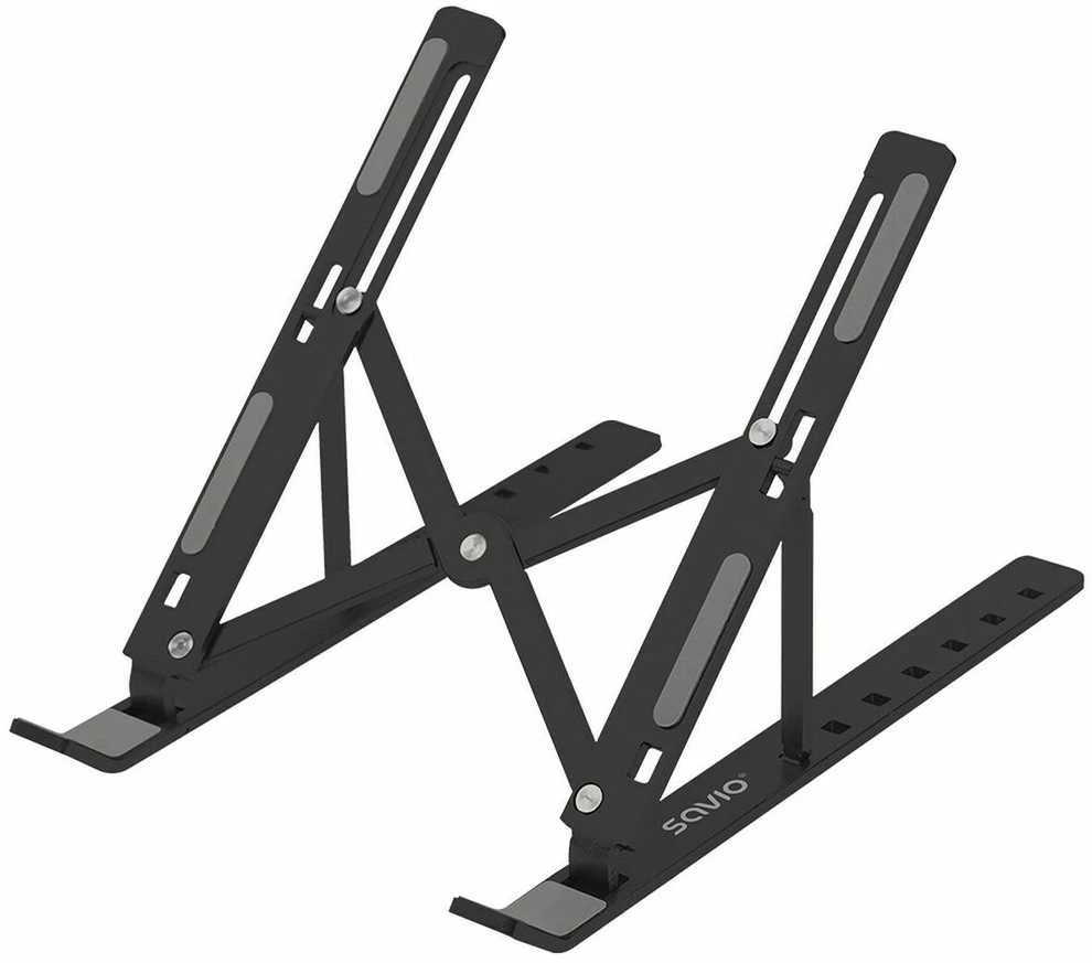 SAVIO PB-05 Office stand for laptop and tablet, juodas, aliuminio