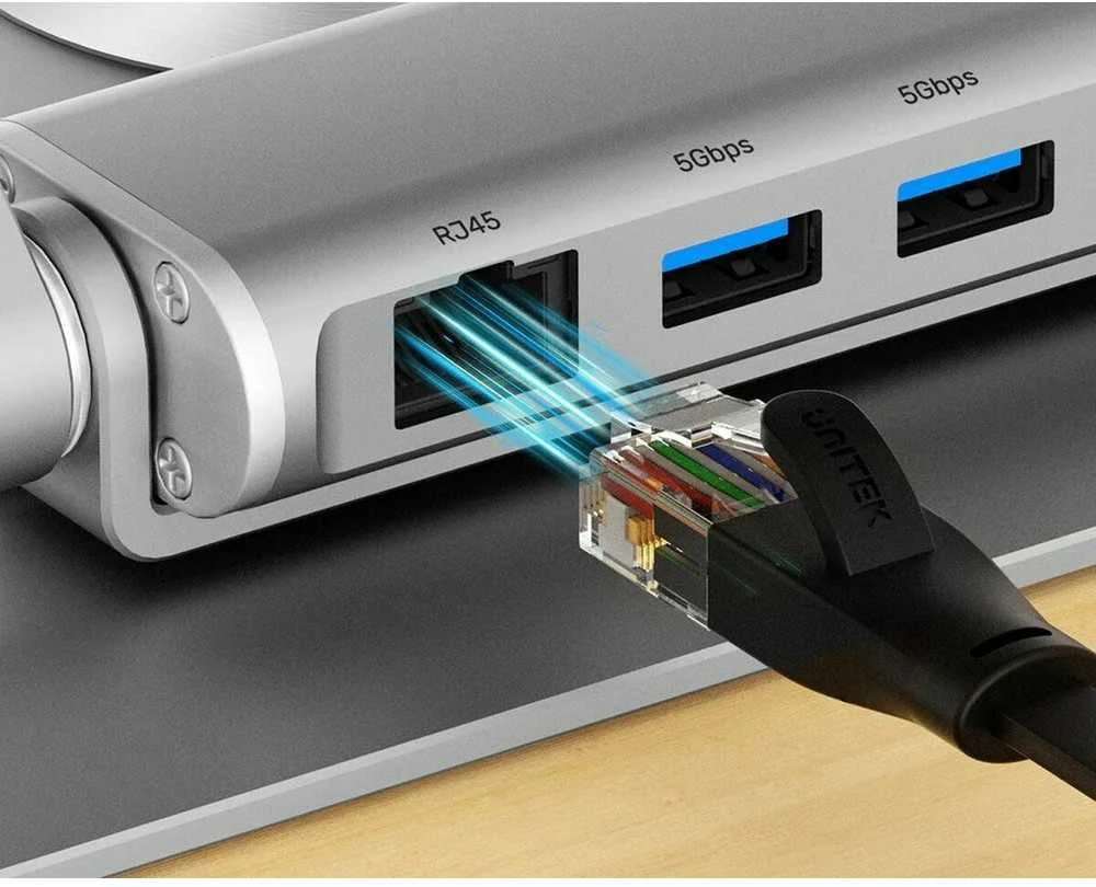 Reguliuojamas nešiojamojo kompiuterio stovas + USB-C HDMI šakotuvas Unitek D1109B01 PD 100W