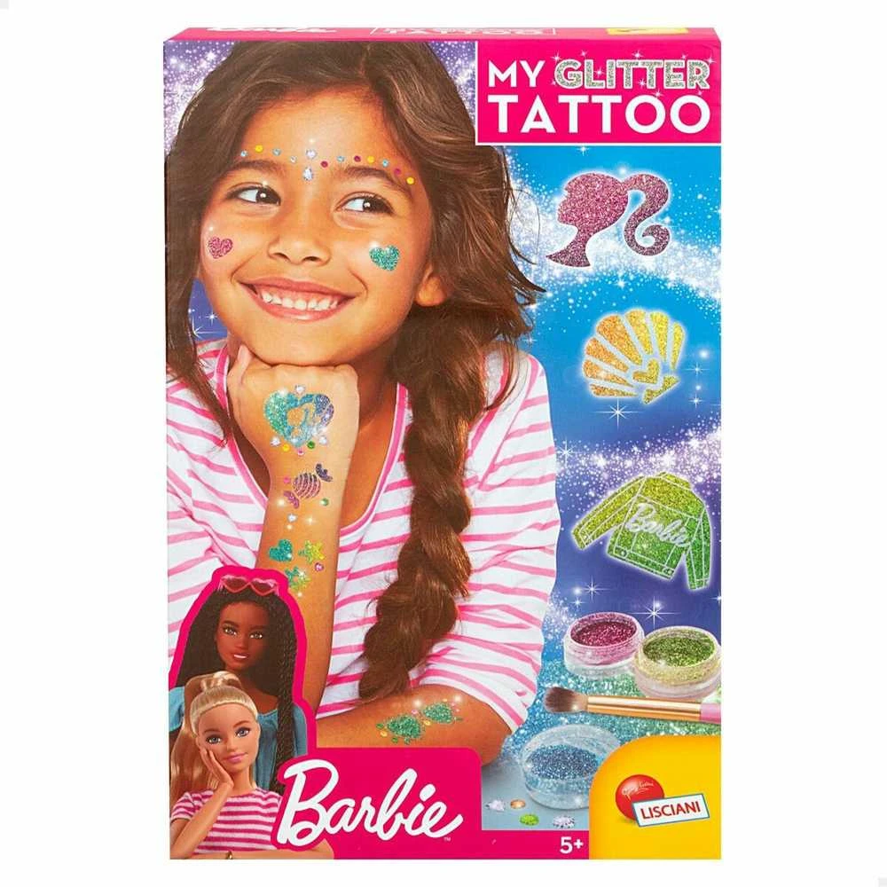 Lisciani Vaikiški blizgantys tatuiruotės Barbie rinkinyje