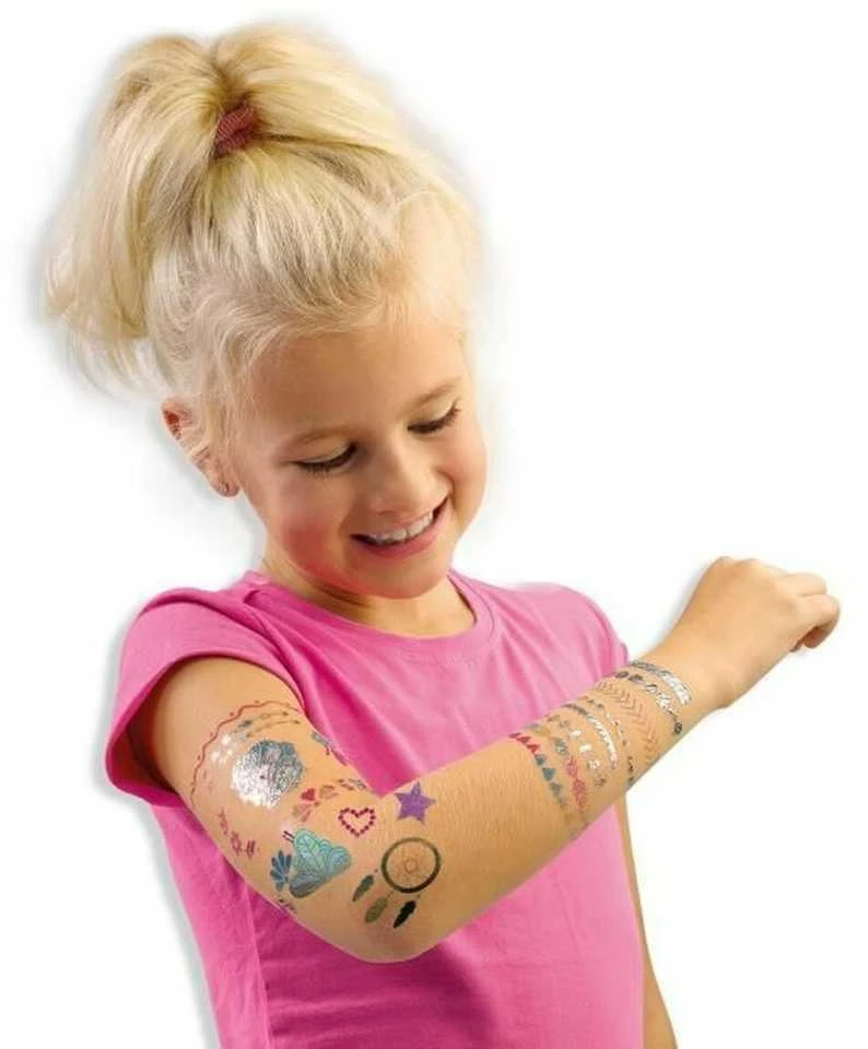 SES Rinkinys madingų laikinų tatuiruočių 3in1