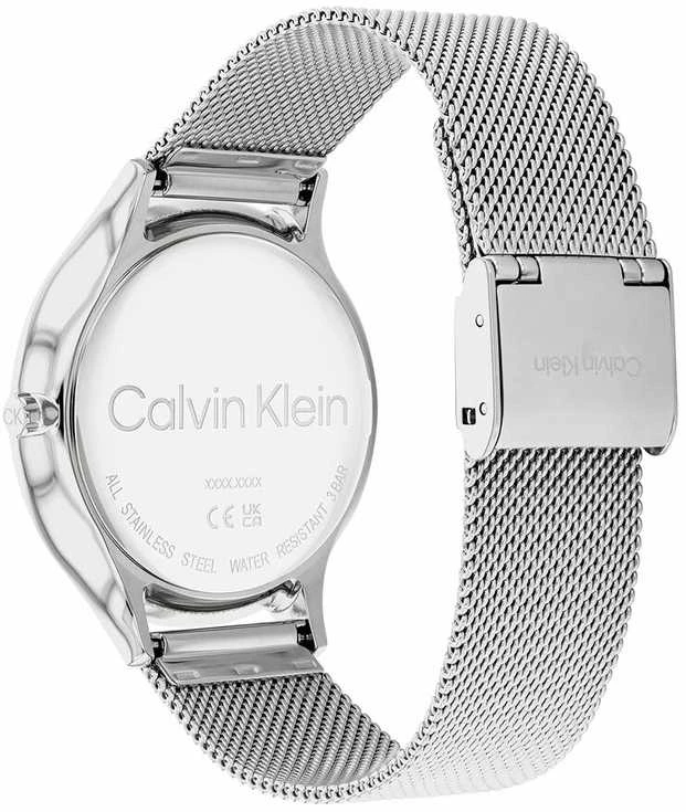 CALVIN KLEIN Nesenstantis tinklinis moteriškas laikrodis 25200001 + DĖŽUTĖ