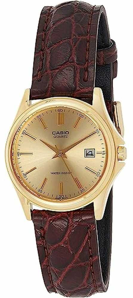 CASIO Moteriškas Laikrodis LTP-1183Q-9A Auksinis Dialas