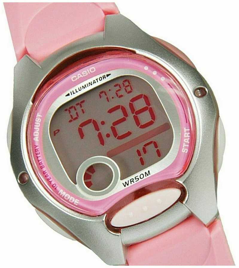 Casio LW-200-4BVEF rankinis laikrodis Elektroninis Lizdinė Sidabras