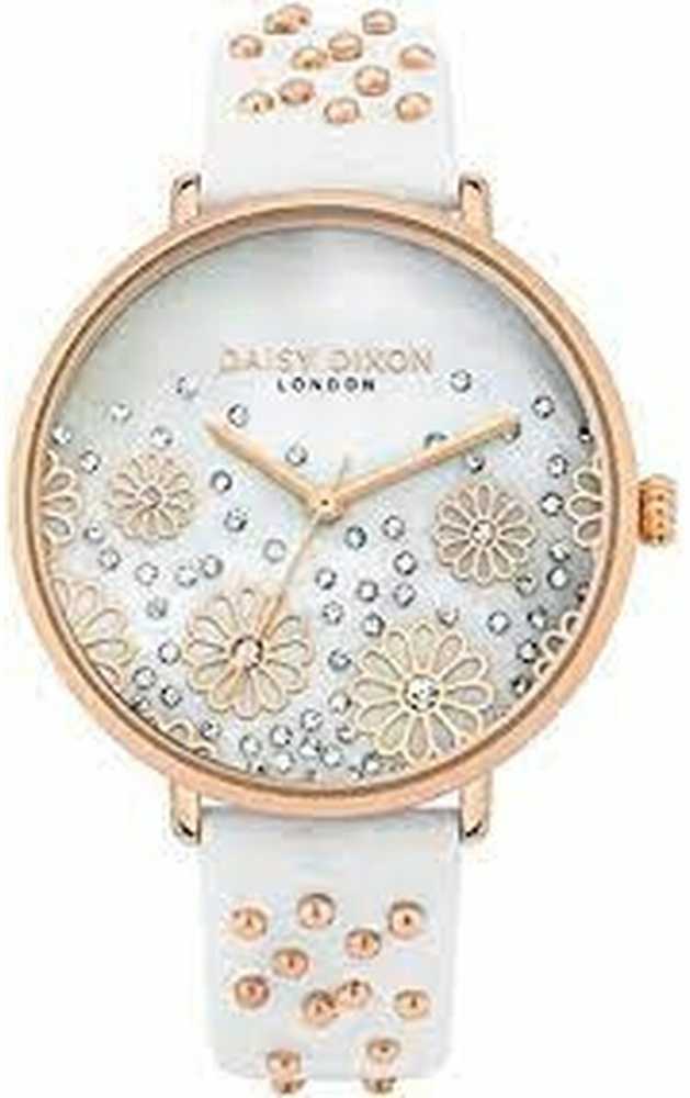 Laikrodis DAISY DIXON DD111WRG. Kwarcowy, Kolor balta. Kobieta.