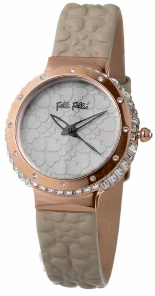 Laikrodis FOLLI FOLLIE WF13B032SPI. Kwarcowy, Kolor geltona. Kobieta.
