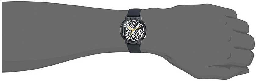 Laikrodis GUESS V0023M8. Kwarcowy, Kolor juoda. Kobieta.