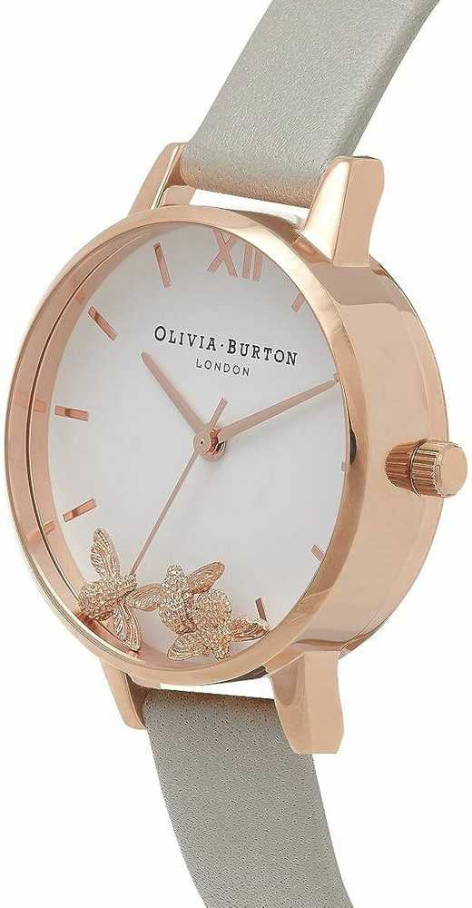 Laikrodis OLIVIA BURTON OB16CH03. Kwarcowy, Kolor balta. Kobieta.