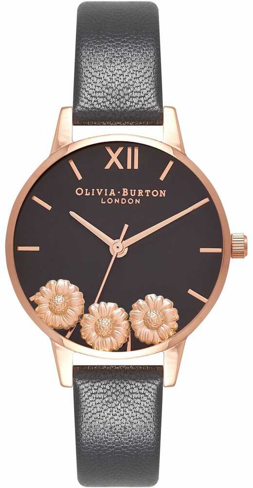 Laikrodis OLIVIA BURTON OB16CH05. Kvarcinis, Juoda spalva. Moteriškas.