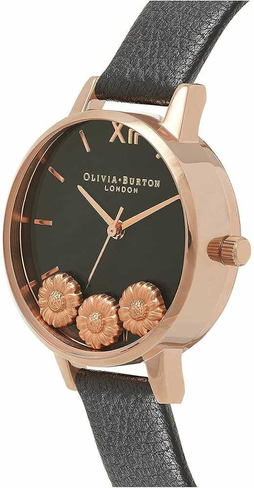 Laikrodis OLIVIA BURTON OB16CH05. Kvarcinis, Juoda spalva. Moteriškas.