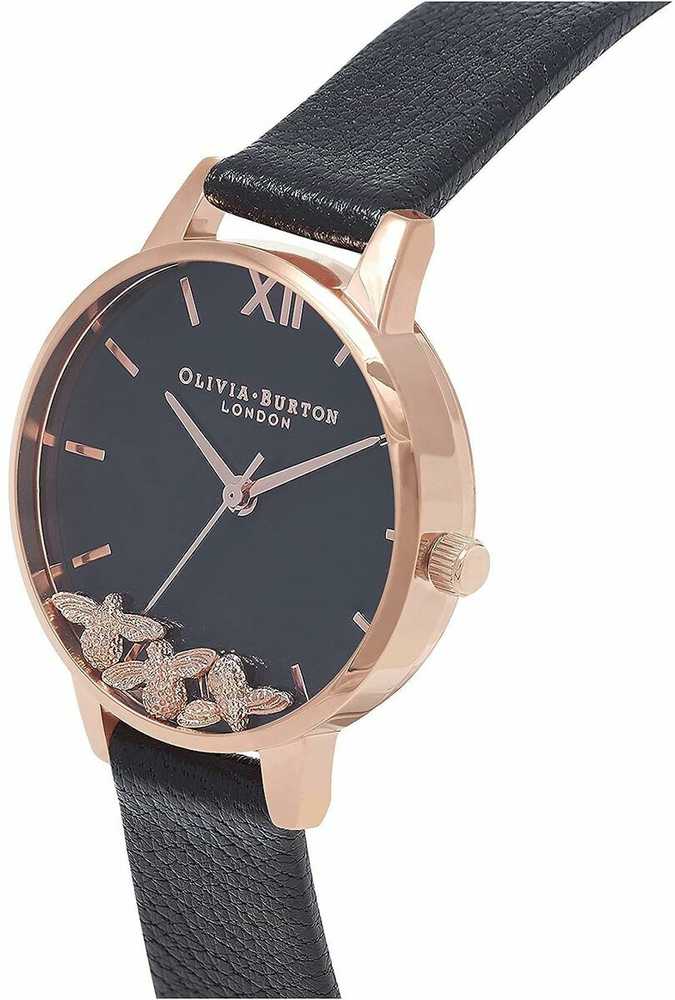 Laikrodis OLIVIA BURTON OB16CH06. Kwarcowy, Kolor juoda. Kobieta.