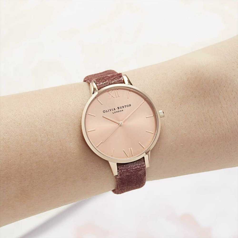 Laikrodis OLIVIA BURTON OB16DE03. Kwarcowy, Kolor rožinė. Kobieta.