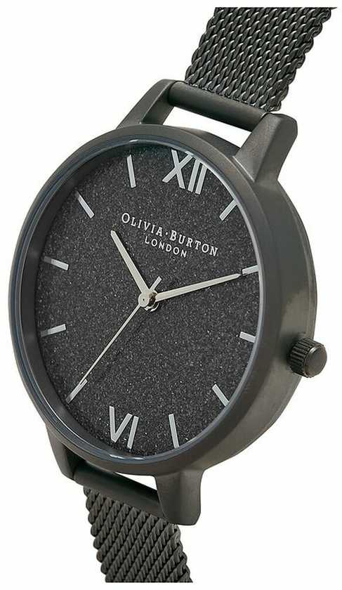 Laikrodis OLIVIA BURTON OB16GD49. Kvarcas, Juoda Spalva. Moteris.