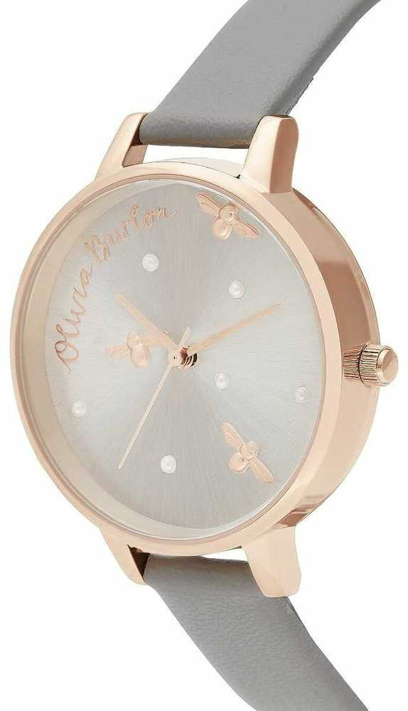 Laikrodis OLIVIA BURTON OB16PQ03. Kwarcowy, Kolor pilka. Kobieta.