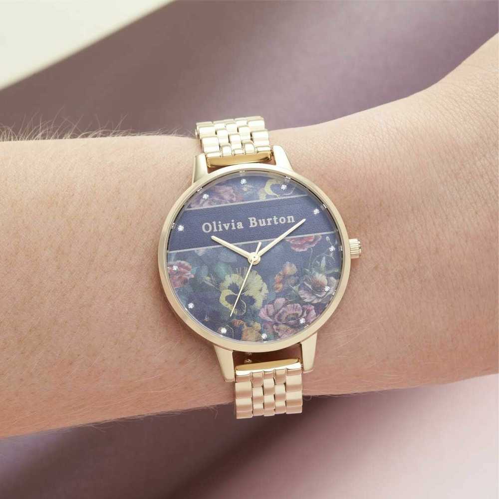 Laikrodis OLIVIA BURTON OB16VS01. Kwarcowy, Kolor mėlyna. Kobieta.