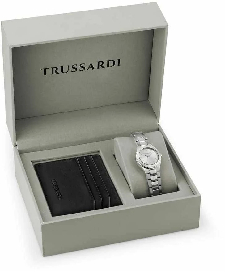 Laikrodis TRUSSARDI R2453157507. Kvarcinis, Balta Color. Moteriškas.