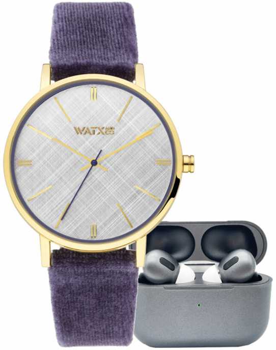 Watx Colors Laikrodis WATXANDCO RELOJ10_38. Kwarcowy, Kolor pilka. Kobieta.