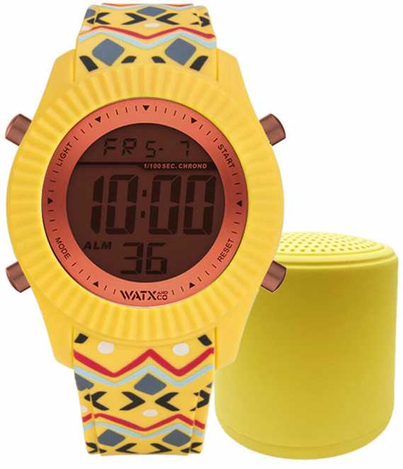 Watx Colors Laikrodis WATXANDCO RELOJ11_M. Kwarcowy, Kolor oranžinė. Kobieta.
