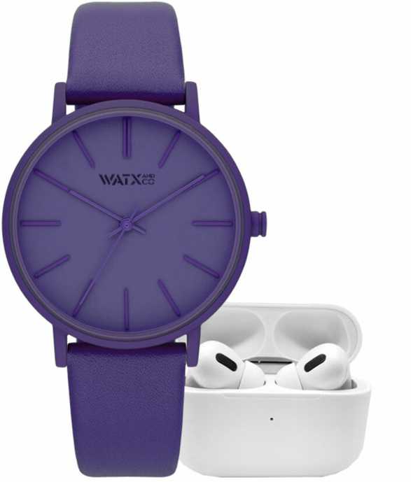 Watx Colors Laikrodis WATXANDCO RELOJ13_38. Kwarcowy, Kolor liliowy. Kobieta.