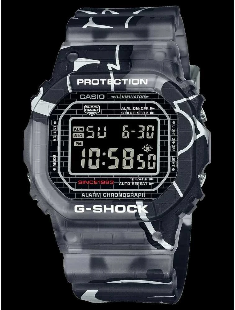 Casio vyriškas laikrodis DW-5000SS-1ER + dėžutė