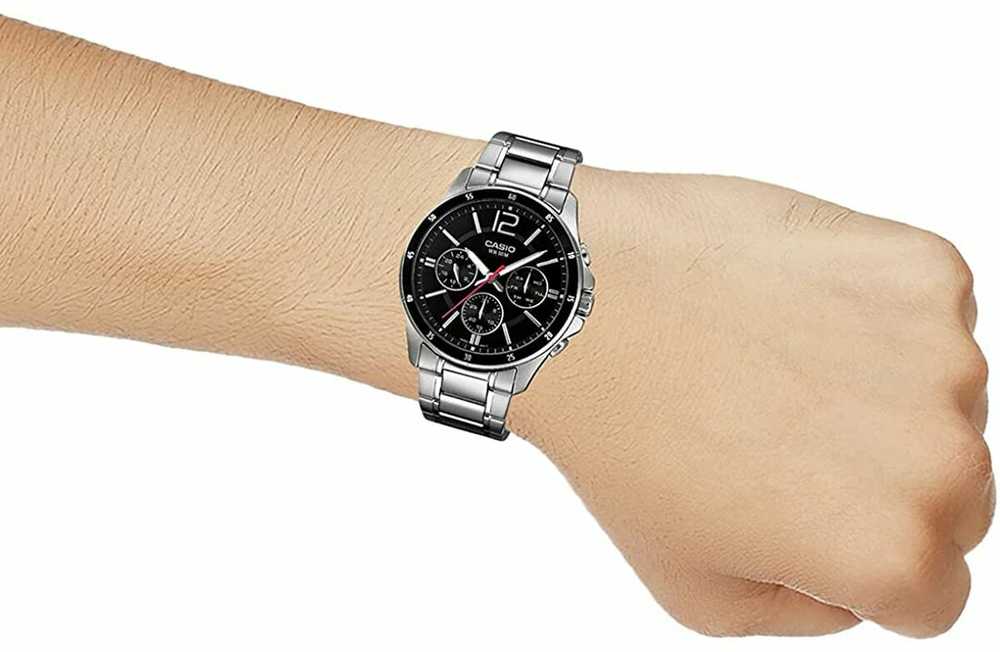 Laikrodis CASIO MEN'S WATCH MTP-1374D-1AV (zd063b) + BOX
