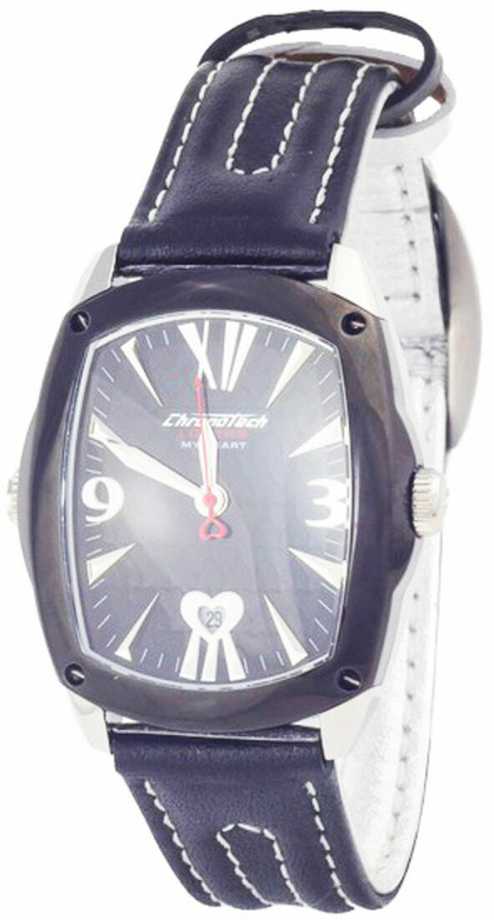 Laikrodis CHRONOTECH CT7696L-12. Kwarcowy, Kolor juoda. Unisex.