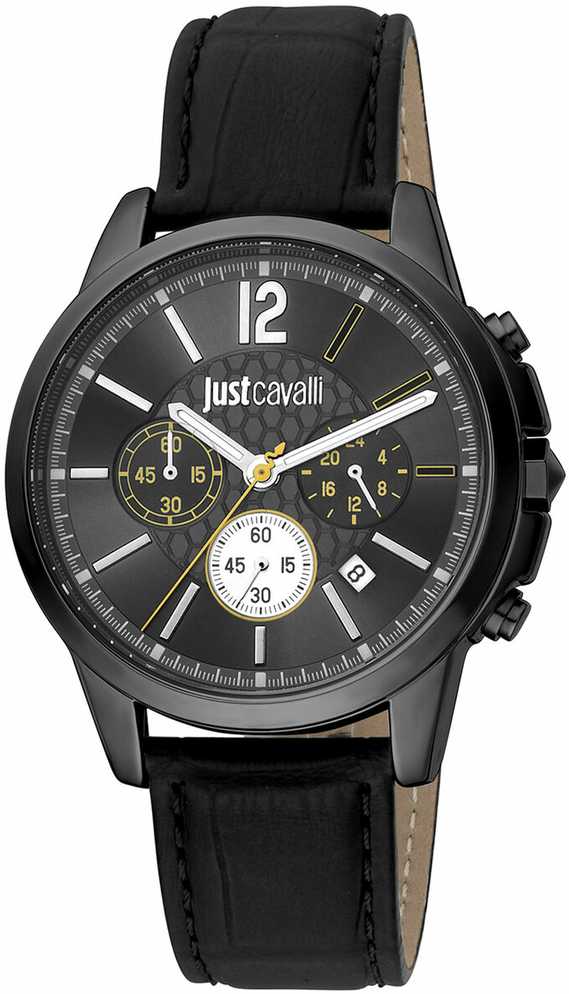 JustCavalli Laikrodis JUST CAVALLI JC1G175L0245. Kwarcowy, Kolor juoda. Mężczyzna.