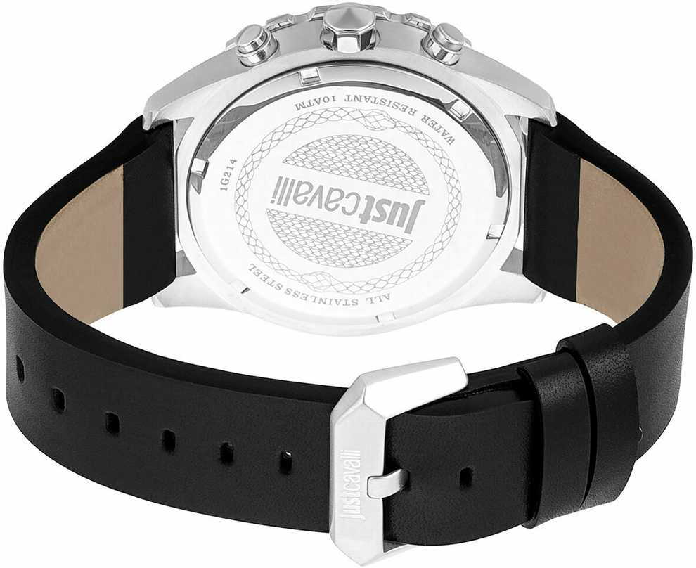 JustCavalli Laikrodis JUST CAVALLI JC1G214L0015. Kwarcowy, Kolor žalia. Mężczyzna.