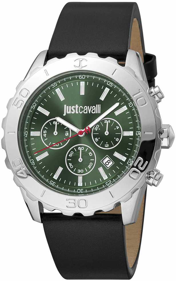 JustCavalli Laikrodis JUST CAVALLI JC1G214L0015. Kwarcowy, Kolor žalia. Mężczyzna.