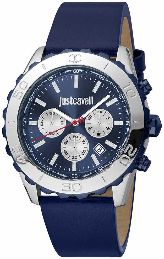 JustCavalli Laikrodis JUST CAVALLI JC1G214L0045. Kwarcowy, Kolor mėlyna. Mężczyzna.