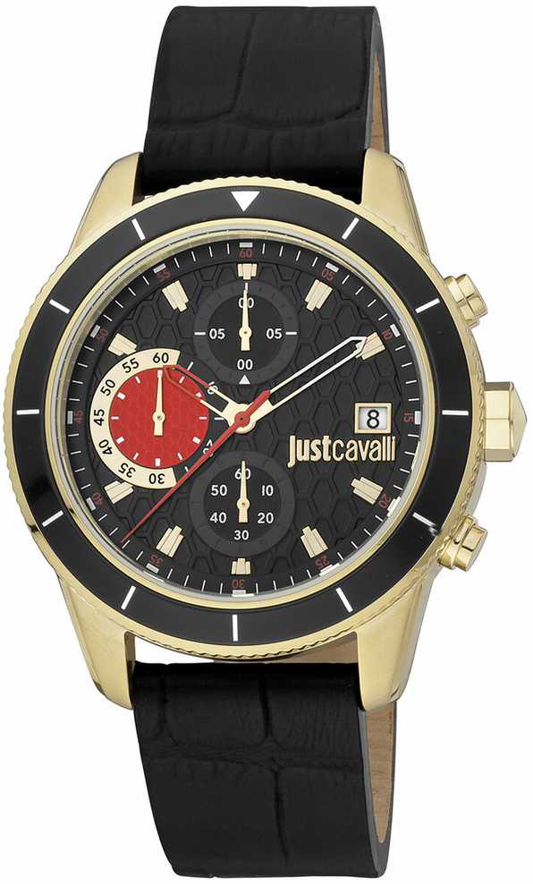 JustCavalli Laikrodis JUST CAVALLI JC1G215L0025. Kwarcowy, Kolor raudona. Mężczyzna.