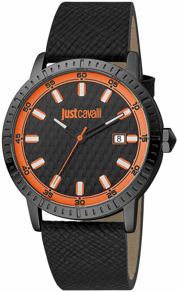 JustCavalli Laikrodis JUST CAVALLI JC1G216L0035. Kwarcowy, Kolor raudona. Mężczyzna.