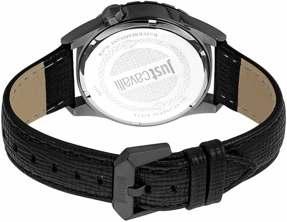 JustCavalli Laikrodis JUST CAVALLI JC1G217L0045. Kwarcowy, Kolor juoda. Mężczyzna.