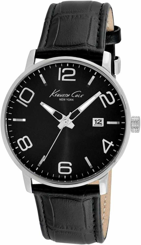 Laikrodis KENNETH COLE IKC8005. Kwarcowy, Kolor juoda. Mężczyzna.