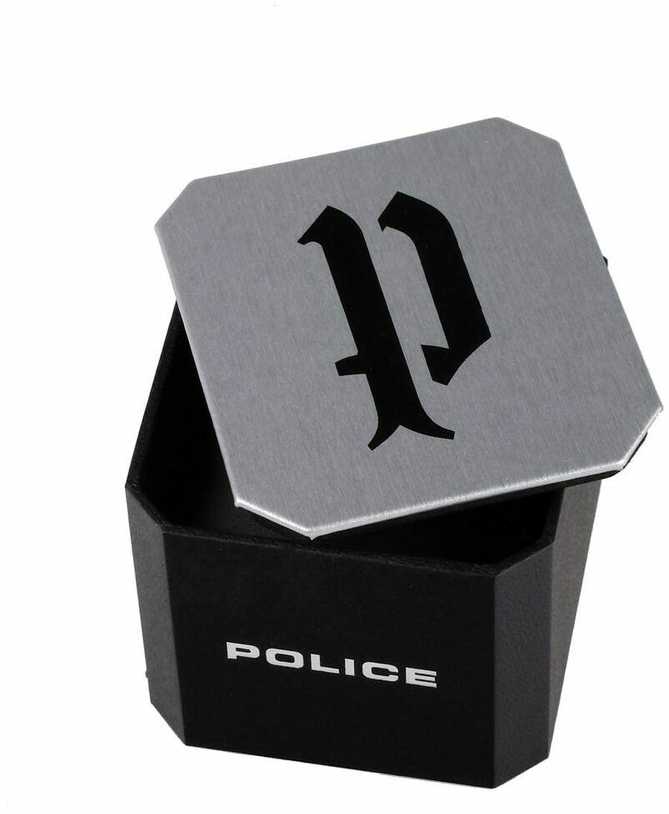Laikrodis POLICE PL16018JSU02. Kwarcowy, Kolor juoda. Mężczyzna.