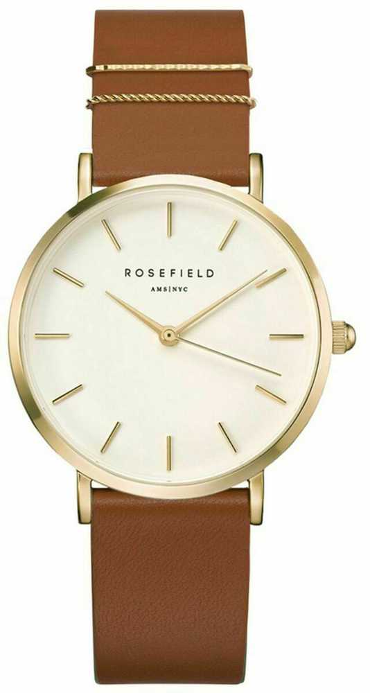 Laikrodis Rosefield The West Village Blush Cognac Gold WWCG-W86
