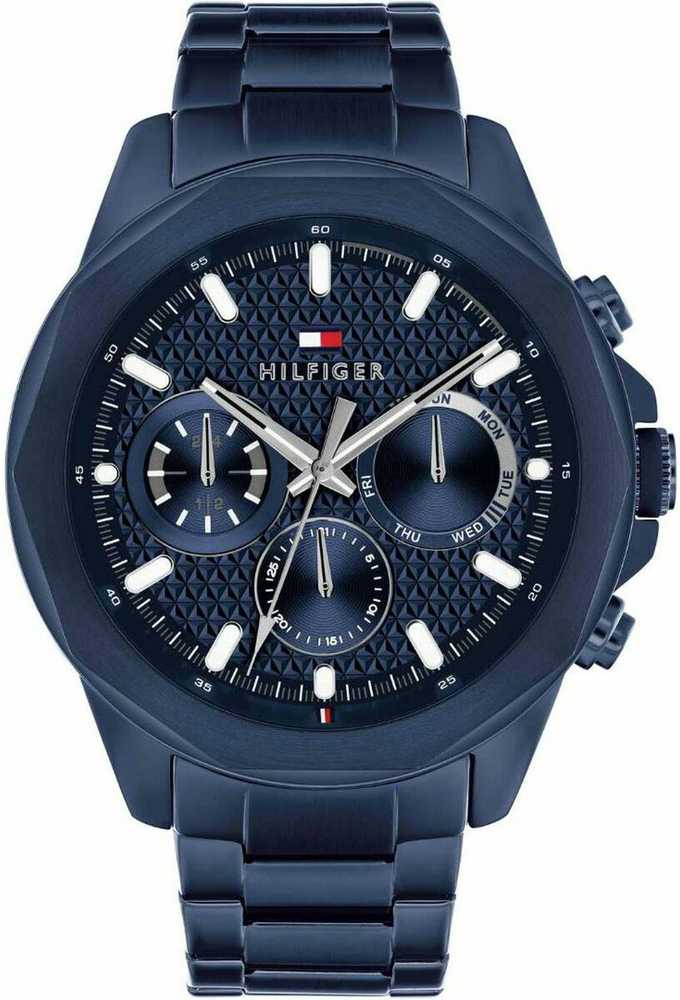 Laikrodis TOMMY HILFIGER 1710652. Kvarcas, Spalva mėlyna. Žmogus.