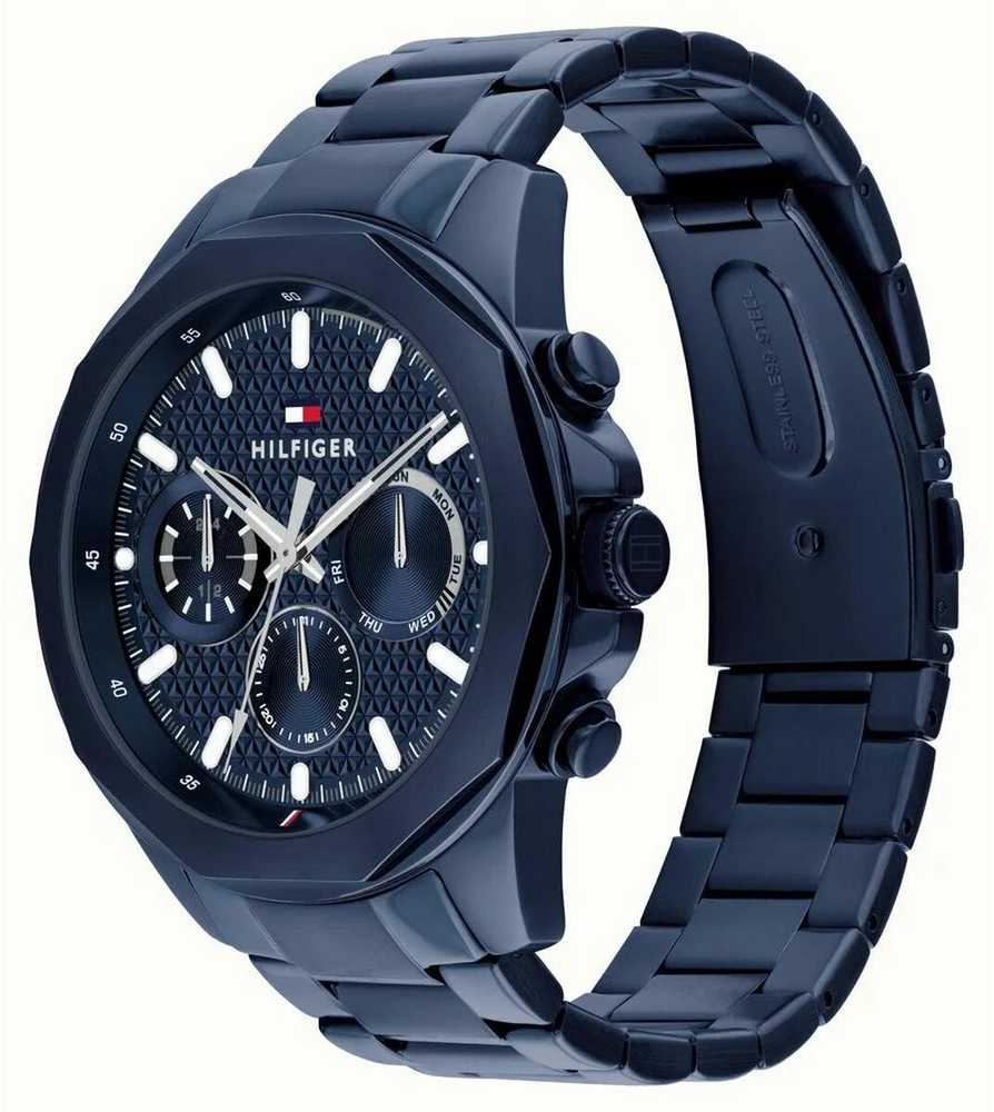Laikrodis TOMMY HILFIGER 1710652. Kvarcas, Spalva mėlyna. Žmogus.