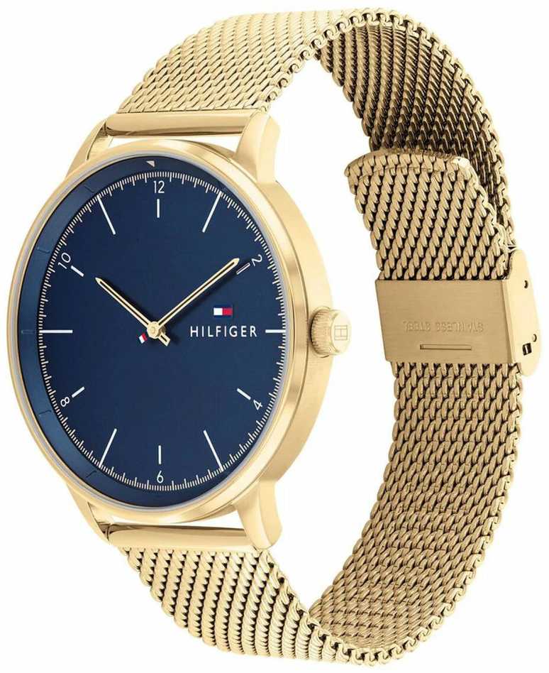 Laikrodis TOMMY HILFIGER 1791877. Kwarcowy, Kolor mėlyna. Mężczyzna.