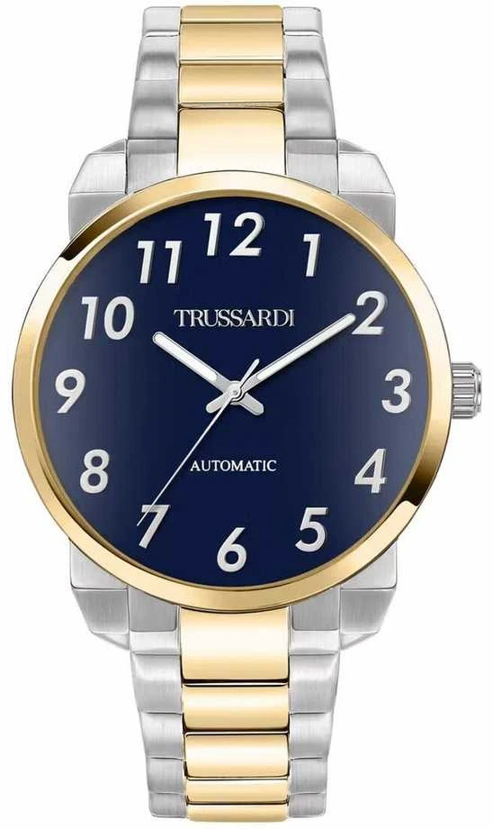 Laikrodis TRUSSARDI R2423154001. Automatinė, Spalva mėlyna. Žmogus.