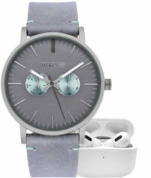 Watx Colors Laikrodis WATXANDCO RELOJ14_44. Kwarcowy, Kolor pilka. Mężczyzna.