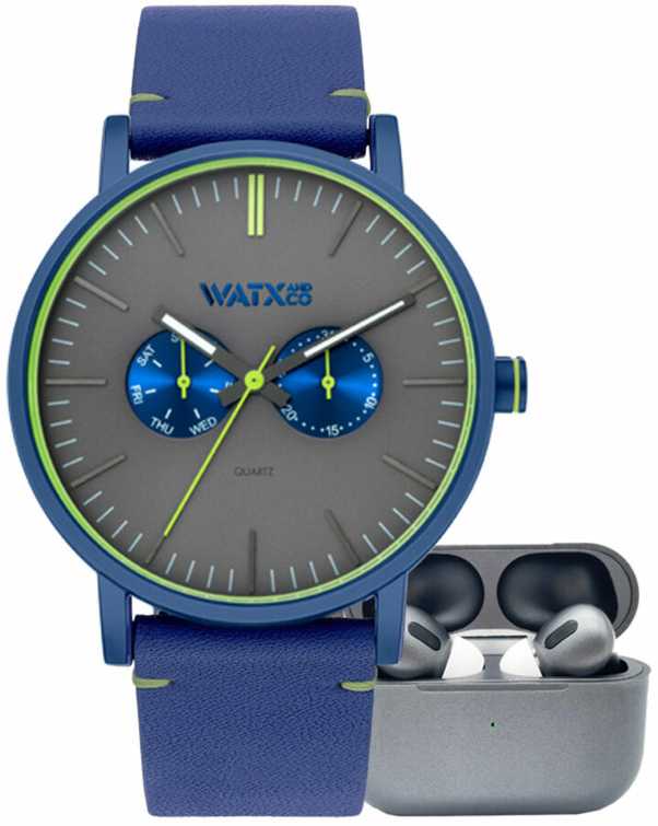 Watx Colors Laikrodis WATXANDCO RELOJ7_44. Kwarcowy, Kolor pilka. Mężczyzna.
